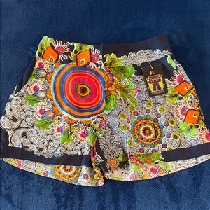 Colorful Boho High-Waist Women’s Shorts - JB